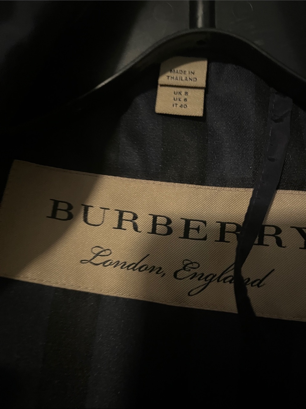 Burberry Navy Utility Zip-Front Women’s Jacket - Picture 2 of 3